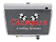3 Row Rel Champion Radiator Lowhose Pass 24" for 1967 - 1970 Mercury Cougar XR7 (for: Ford)