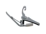 Quick-Change Silver Acoustic Guitar Capo | Kyser
