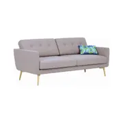 Modern Furniture STREAM 3 Seater Sofa - Oak Brown - Royaal Range