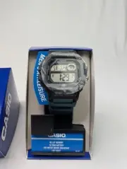 NIB Casio WS-1400H-3AKC 60 Lap Memory 100 Meter WR 10 Year Battery 3 Alarms