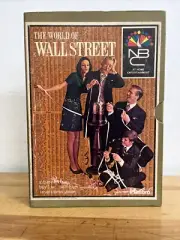 Vintage 1969 NBC TV's The World of Wall Street Bookshelf Board Game - Not Opened