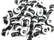 500 PCS x Resin Evil Eye Resin Beads Black Approx 10mm diameter & 2mm Hole