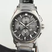 Seiko Astron GPS Solar radio titanium analog men's watch SBXC163/SSH163