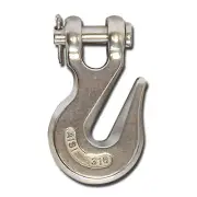 Clevis Grab Hook Towing Tie Down Shackle Boat 1/2'' Marine Stainless St