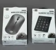 NEW Case Logic Bundle Numeric Keypad & Wireless Mouse USB Receiver Plug and Play