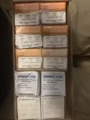1 Sleeve Of 10ct Yale Y1 Mortise Cylinders w/keys New