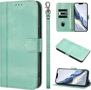 Ymyhyuxi Leather Flip Cases for Samsung Galaxy S10E Case Business Cover Card Wallet Phone Bag Covers (Mint)