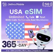 $6/mo Jethro Mobile - eSIM Phone Plan Unlimited Talk & Text (1 Year)