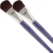 Creative Mark Mural Max Large Scale Brushes - Ultimate in Large-Scale Mural Brushes for Large Scale Painting, Professional Artists, & More! - [Filbert - # 36] - 2 Pack