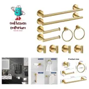 Bathroom Hardware Set Brushed Gold, 10pcs Towel Bar Set Including 2pcs16 inch...