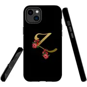 For iPhone 14 Plus Case Tough Protective Cover, Embellished Letter Z