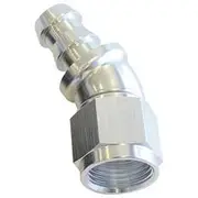 Aeroflow 510 Series Full Flow Tight Radius Push Lock 30° Hose End -6AN, AF517-06S