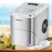 Premium Portable Ice Cube Maker - Silver