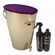 Urban Composter Bokashi Compost Starter Kit 16L - Berry