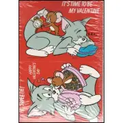 Vintage 1980's Valentine's Day Cards "Tom & Jerry" 12 Count by American Greeting