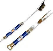 NCAA Illinois Fighting Illini Barbeque Fork and Grill Cleaner Set
