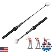 HRUIYL Retractable Golf Swing Trainer, Golf Grip Trainer, Golf Training Aid f