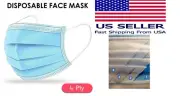 50 pcs 4-Ply Blue Face Mask Earloop Surgical Medical DENTAL AUTHORIZED LEVEL 3