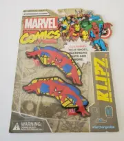 NIB Marvel Klipz Spider-Man Kids Shoe, Backpack or hats Accessory