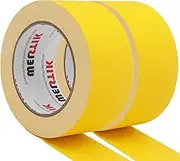 Welstik Tape 2 Roll Pack Yellow Gaffer Tape,2" X 33 Yards(3 Yards Longer) Heavy Duty Gaffer Floor Tape Matte Finish for Film Schools, Broadcasting Classes, Box-Sealing, Multipurpose, Easy to Rip
