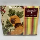 Kmart Autumn Fest Fabric Tablecloth 60x84 Oblong Fall Thanksgiving Table Decor