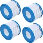 4 Pack Type VI Spa Filter Cartridges, Compatible with Bestway, Lay-Z-Spa and ...