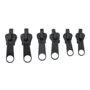 6PCS Zipper Repair Kit for Jackets Instant Zipper Replacement Slider with 3 Size
