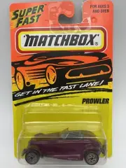 1995 Matchbox Superfast #34 Plymouth Prowler Maroon 1:64 Scale FREE SHIPPING