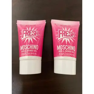 MOSCHINO 小粉紅清新女性淡香水沐浴膠25ml