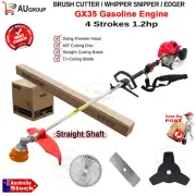 4 Stroke Brush Cutter Pole Whipper Snipper Lawn Mower Trimmer Edge Brushcutter