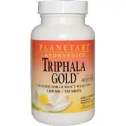 2 X Planetary Herbals, Ayurvedics, Triphala Gold, 1,000 mg, 120 Tablets