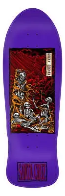 SANTA CRUZ COREY O'BRIEN PURGATORY PURPLE 9.85" SKATEBOARD DECK