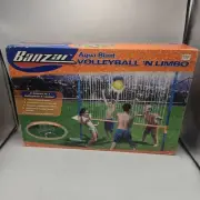 Aqua Blast Volleyball ‘N Limbo Water Soaked Game Rare New Banzai Sprinkler