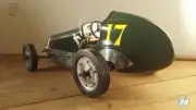 Authentic Models PC013G BB Korn Green 1930's Tether Car Model Spindizzy Replica