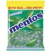 Mentos Spearmint Individual Wrapped 200 Pack