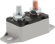Mikinona Manual Reset Circuit Breaker Fuse Auto Reset Design for Cars Boats Rvs Trucks 12/24v against Overload Short Circuit