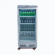 Bromic Upright Display Fridge - 215L - 1 Door - Flat Glass