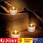 Solar LED Candle Lights Waterproof Flickering Dusk To Dawn Tea Lights Candles