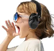 Kids Ear Protection, Adjustable Ear Protection Headphones, Cozy Hearing Protectors, Safety Ear Muffs for Travel, Reading, Studying, Relaxing