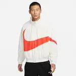 NIKE 外套 男款 運動外套 風衣外套 AS M NK SWOOSH WVN JKT 白 FB7878-133