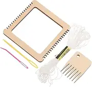 TEHAUX DIY Handcraft Mini Weaving Set Braided Board Tool Kit for Home Decor Random Color