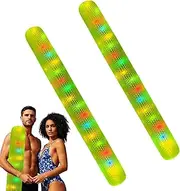 Inflatable Pool Noodles for Adults | 2X Inflatable Swim Sticks for Pool - Giant Outdoor Water Floating Toy for Women, Men Swimming Beach Lake Party