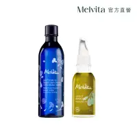 在飛比找momo購物網優惠-【Melvita 蜜葳特】油水護眼雙星組(矢車菊花粹200m