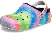 [Crocs] Classic Lined Spray Dye Clog (208045) - White/Multi - M05