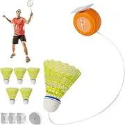 Badminton Rebound Trainers,Portable Device for Badminton Rebound Training - Badminton Learners Tools for Garden, Playgrounds, adminton Courts, Living Room, Balcony Pochy