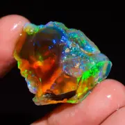 Ethiopian Opal Rough 100% Natural Gemstone Raw 38.5 Ct. 27x21x14 mm AQ-574