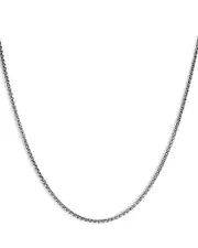 John Hardy Sterling Silver Chain Box Link Necklace, 26
