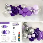 Balloon Garland Arch DIY Kit 1.7m - Purple & Lavender Birthday Wedding Party