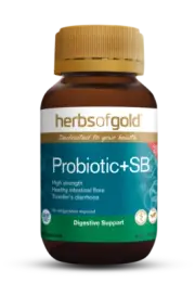 HERBS OF GOLD PROBIOTIC + SB 60 CAPS / ROOM STABLE FRIDGE FREE PRO BIOTIC