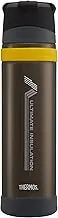 Thermos - Charcoal Ultimate Flask (900ml), Reusable Insulated Stainless Steel Thermal Coffee Cup for Hot or Cold Drinks, Vacuum Sealed Water Flask with a Leak-Proof Lid, 24hr Hot/24hr Cold